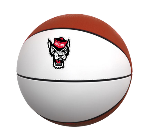 NC State Wolfpack Wolfhead Logo Full Size Autograph Basketball