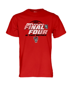 NC State Wolfpack Blue84 2024 Men's Basketball Final Four Red T-Shirt