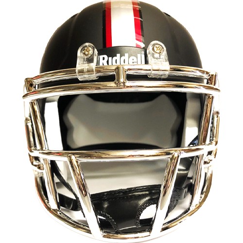 NC State Wolfpack Black Howl Wolfhead Replica Mini Speed Helmet