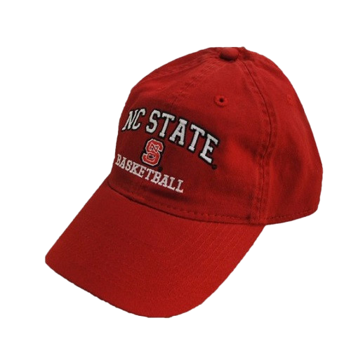 NC State Wolfpack Basketball Red Relaxed Fit Adjustable Hat