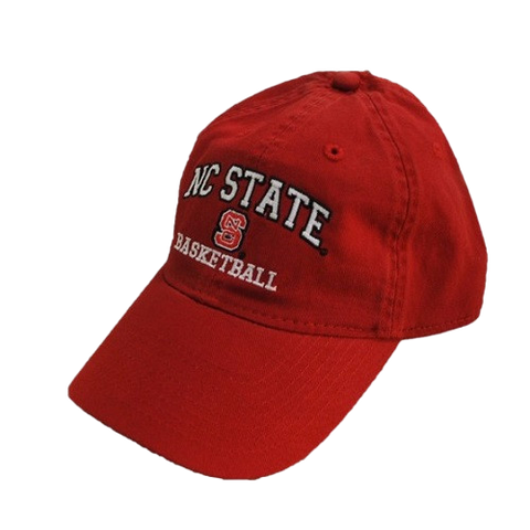 NC State Wolfpack Basketball Red Relaxed Fit Adjustable Hat