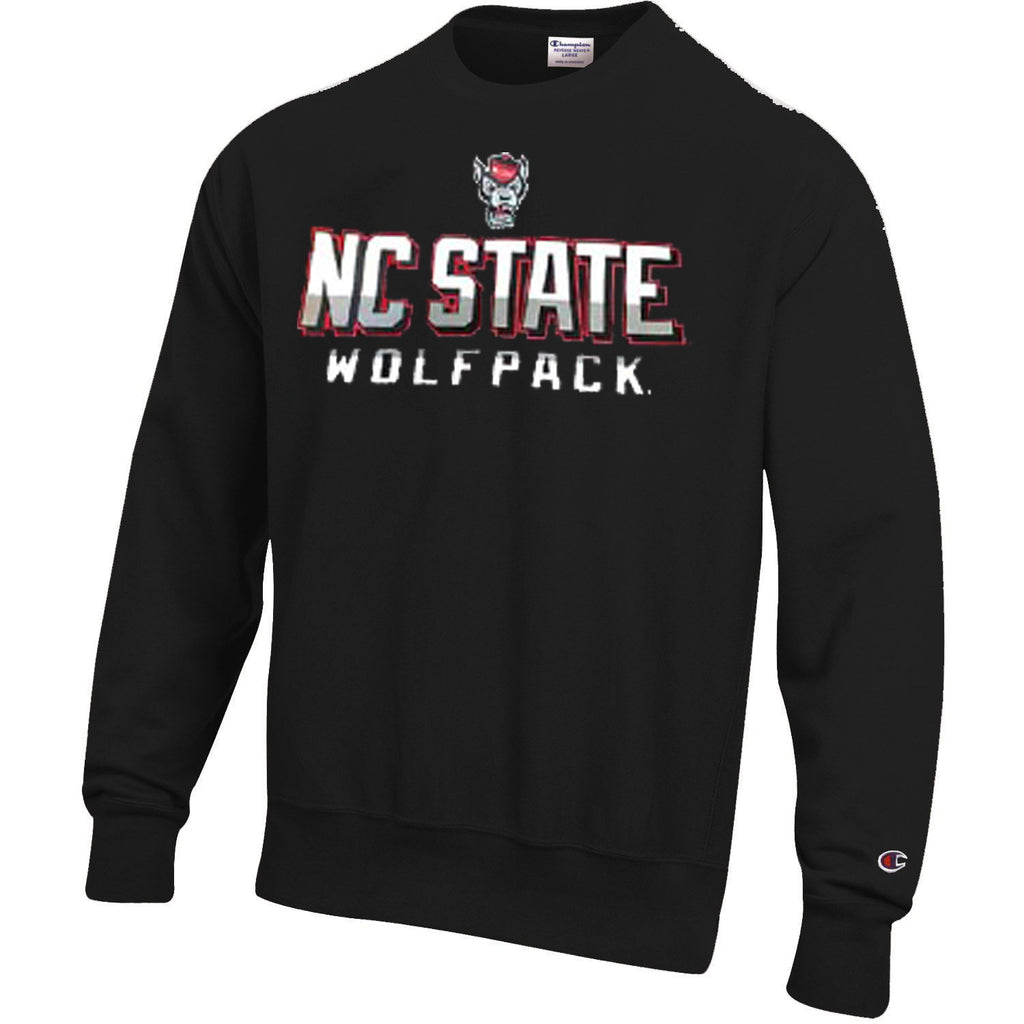 Red and hotsell black champion sweatshirt