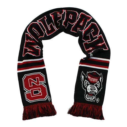 NC State Wolfpack Black Tradition Scarf