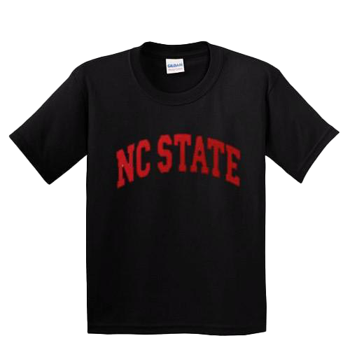 NC State Wolfpack Youth Black Arch T-Shirt