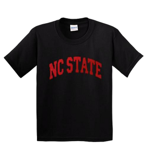 NC State Wolfpack Youth Black Arch T-Shirt