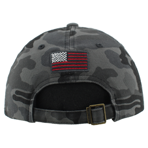 NC State Wolfpack Black Camo Vault Slobbering Wolf Adjustable Hat