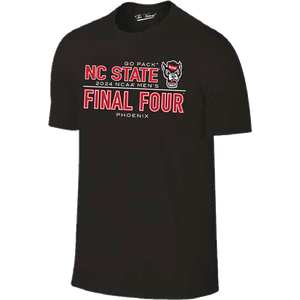 NC State Wolfpack 2024 Men's Basketball Final Four Black Youth T-Shirt