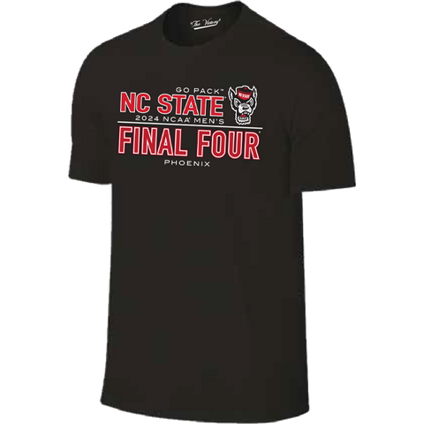 NC State Wolfpack 2024 Men's Basketball Final Four Black Youth T-Shirt