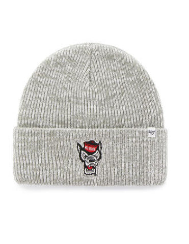NC State Wolfpack Gray Brain Freeze Knit Cuff Beanie