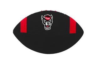 NC State Wolfpack Black Wolfhead Mini Football