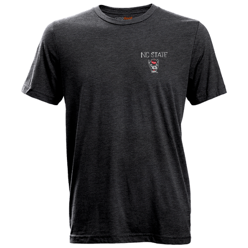 NC State Wolfpack Heather Black Drifter Triblend T-Shirt