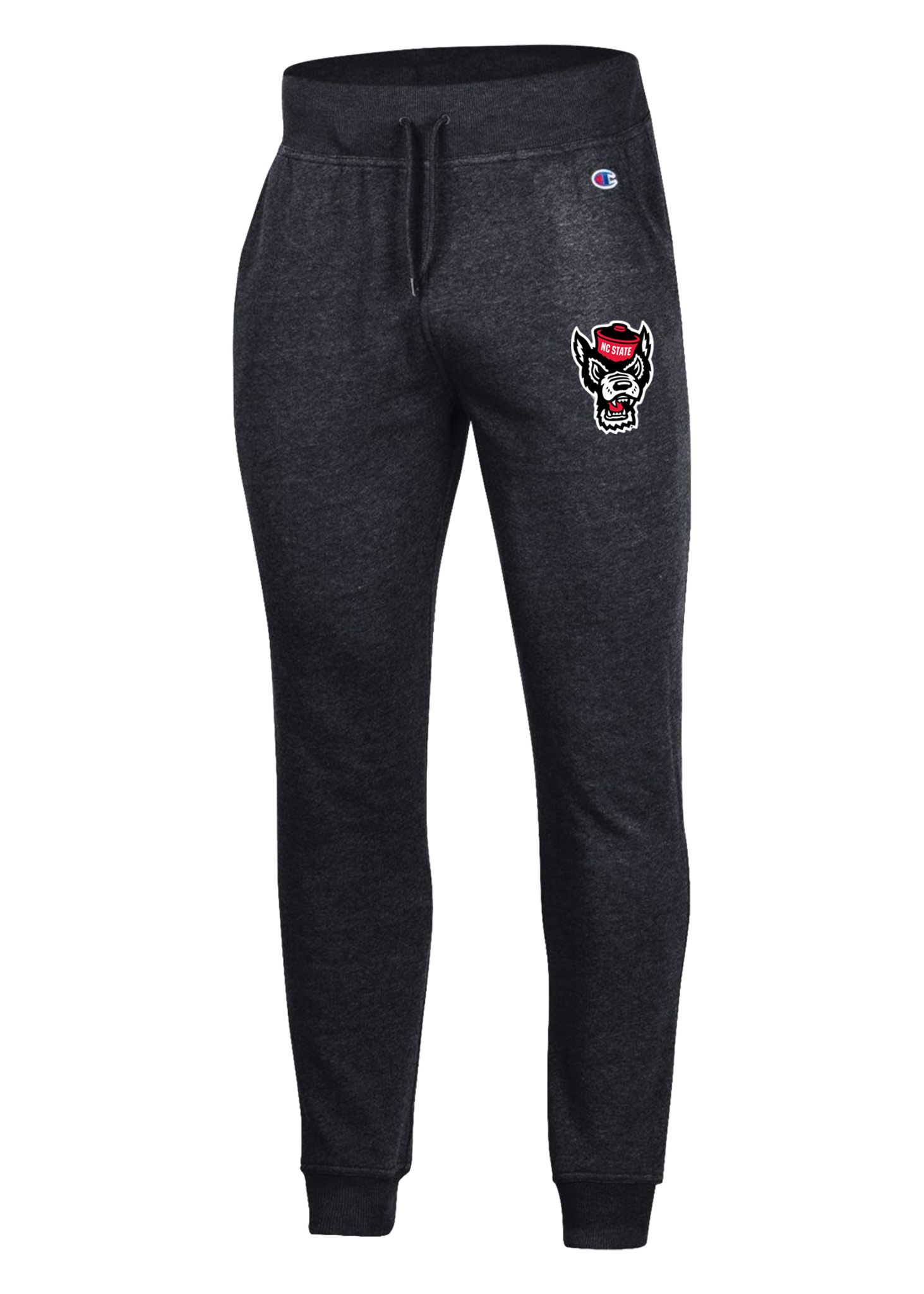 NC State Wolfpack Women's Heathered Black Triumph Fleece Sweatpants