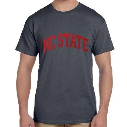 NC State Wolfpack Charcoal Arch T-shirt