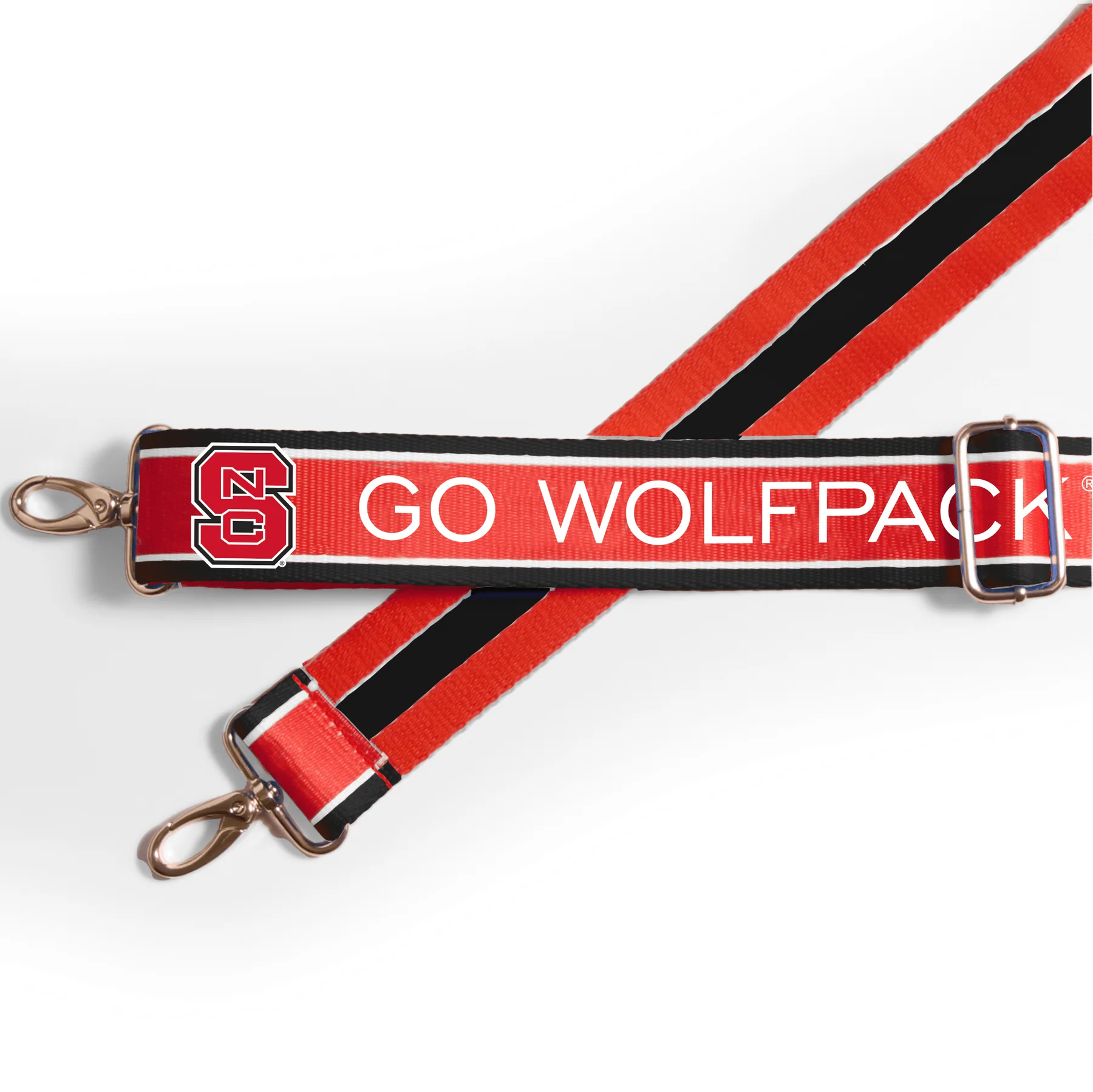 NC State Wolfpack 1 1/2" Wide Go Wolfpack Purse Strap