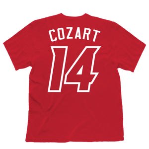 NC State Wolfpack Red Jacob Cozart #14 T-Shirt