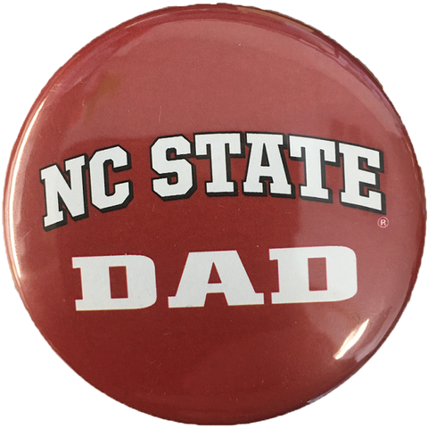 NC State Wolfpack Red Dad Button