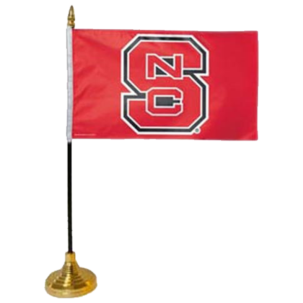 North Carolina State Wolfpack 4" x 6" Desk Flag