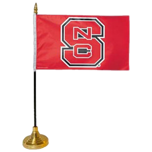 NC State Wolfpack 4" x 6" Desk Flag