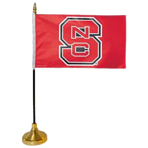 North Carolina State Wolfpack 4" x 6" Desk Flag