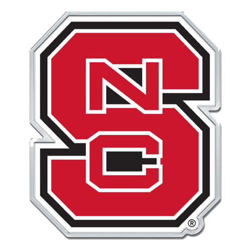 NC State Wolfpack Block S Full Color Auto Emblem
