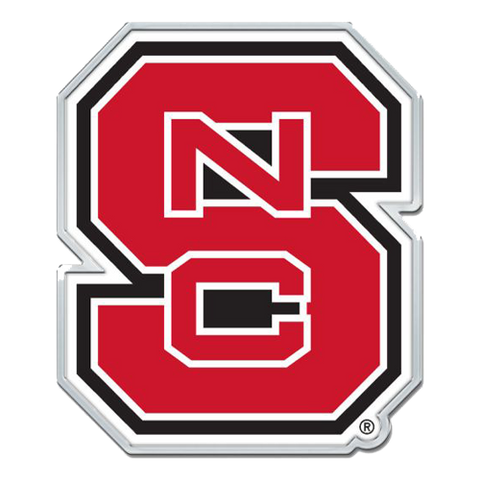 NC State Wolfpack Block S Full Color Auto Emblem