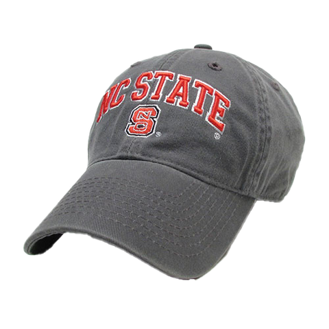 NC State Wolfpack Dark Grey Relaxed Twill Adjustable Hat