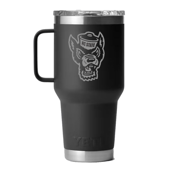 NC State Wolfpack Black Yeti 30 oz Handle Travel Mug – Red and White Shop