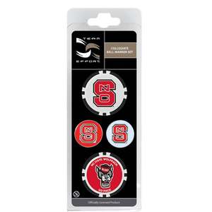 NC State Wolfpack TE Ball Marker Set