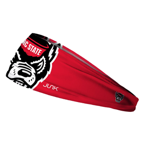 NC State Wolfpack Red Oversized Wolfhead Big Bang Lite Headband