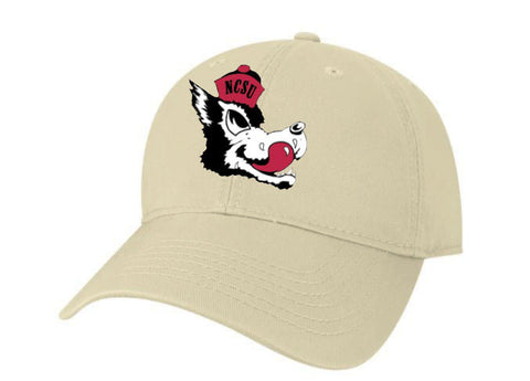 NC State Wolfpack Legacy Stone Slobbering Wolf Adjustable Hat