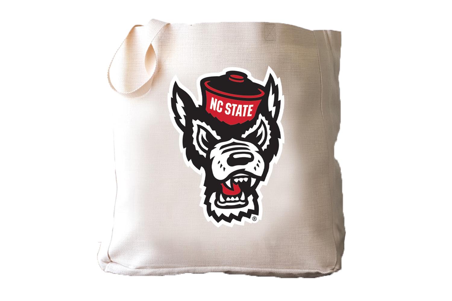 NC State Wolfpack Wolfhead Canvas Tote