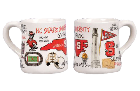 NC State Wolfpack Icons Mug