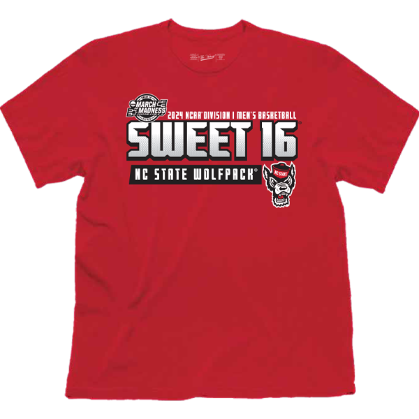 NC State Wolfpack 2024 Men's Basketball Sweet Sixteen T-Shirt