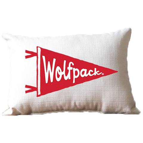 NC State Wolfpack Pennant Pillow