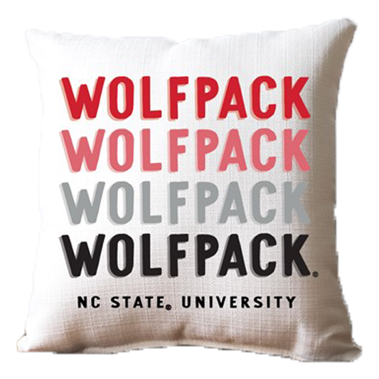 NC State Wolfpack Gradient Pillow