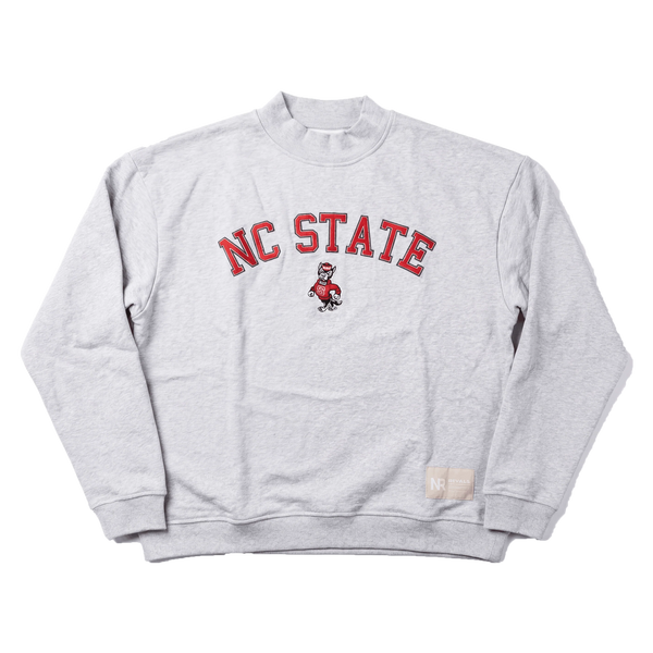 NC State Wolfpack Strutting Wolf Embroidered Mock Neck