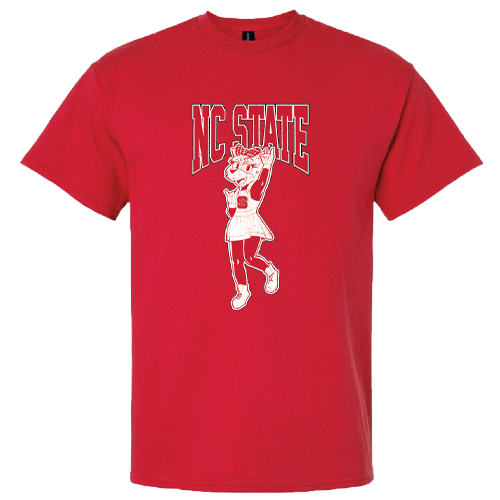 NC State Wolfpack Red Ms. Wuf T-Shirt