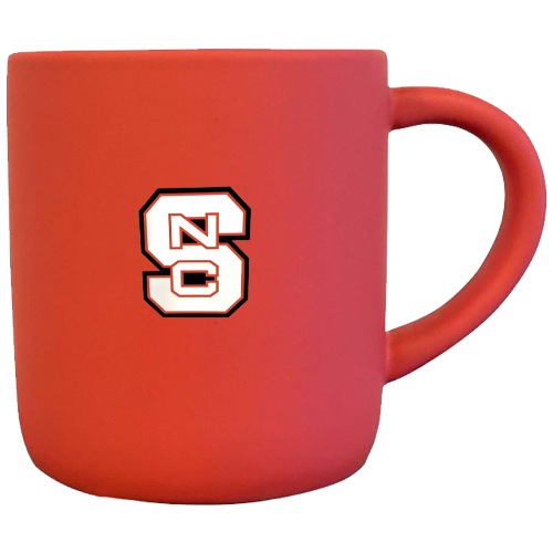 NC State Wolfpack 20oz Matte Red Block S Ceramic Mug