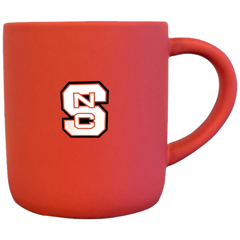 NC State Wolfpack 20oz Matte Red Block S Ceramic Mug