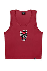 NC State Wolfpack Hype & Vice Women's Red Wolfhead MVP Top