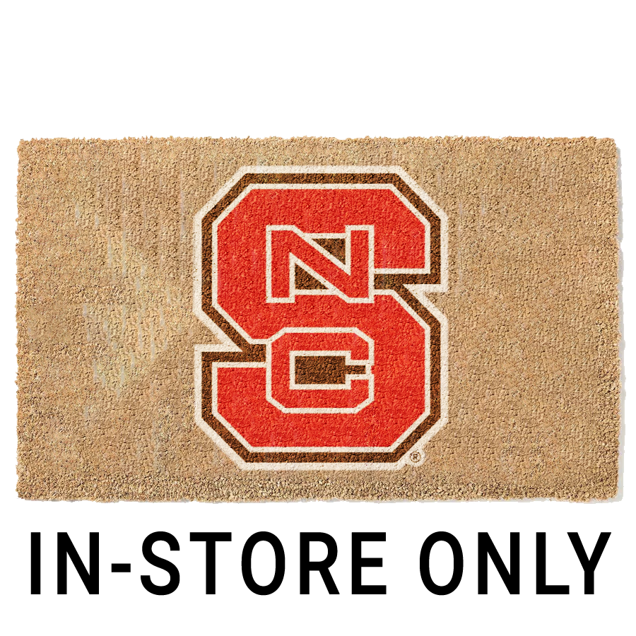NC State Wolfpack Block S Coir Mat