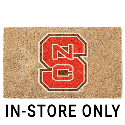 NC State Wolfpack Block S Coir Mat