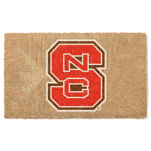 NC State Wolfpack Block S Coir Mat