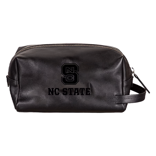 NC State Wolfpack Embossed Block S Toiletry Bag