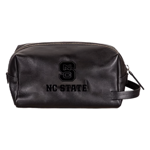 NC State Wolfpack Embossed Block S Toiletry Bag