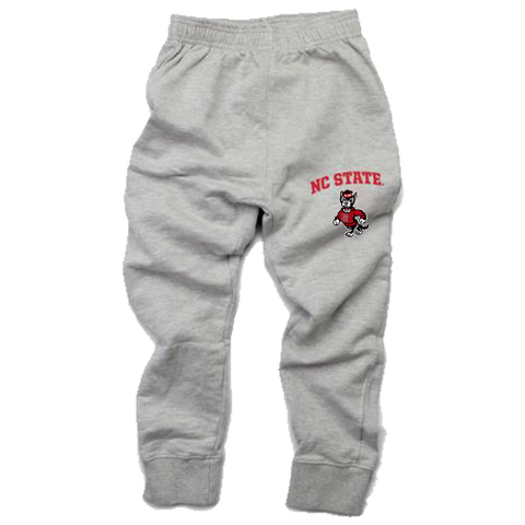 NC State Wolfpack Infant Oxford Grey Strutting Wolf Sweatpants