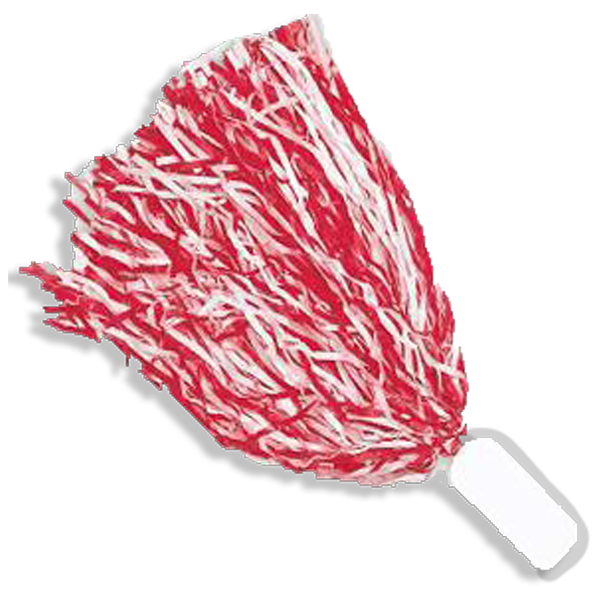 NC State Wolfpack Red and White Pom Poms