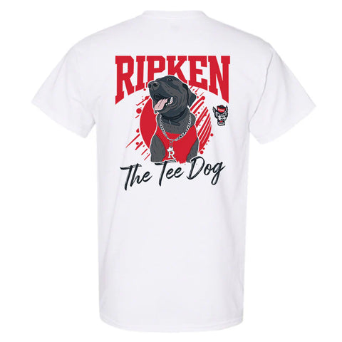 NC State Wolfpack Youth White Ripken "The Tee Dog" T-Shirt