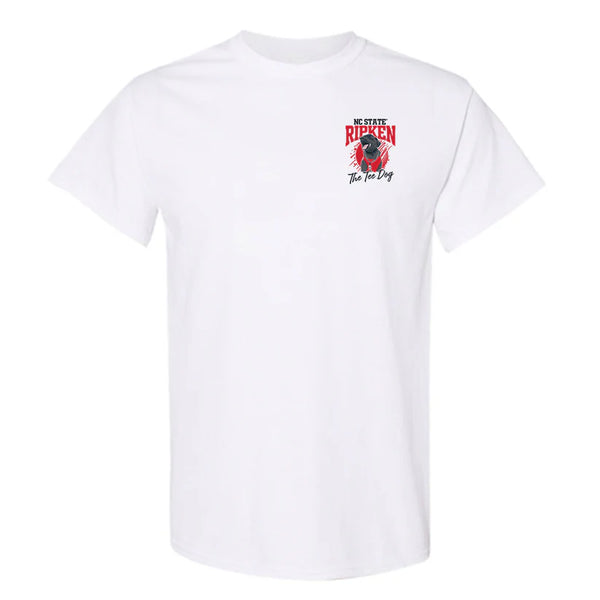 NC State Wolfpack Youth White Ripken "The Tee Dog" T-Shirt