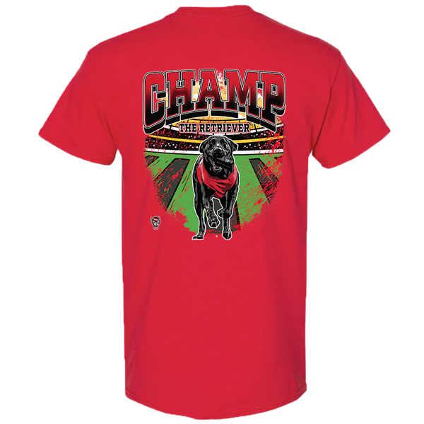 NC State Wolfpack Youth Red Champ "The Retriever"  T-Shirt